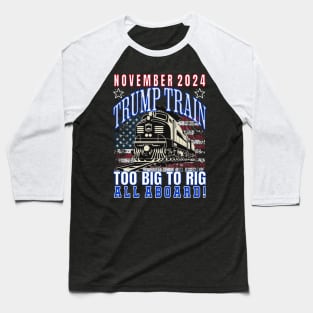 Trump Train 2024 Baseball T-Shirt